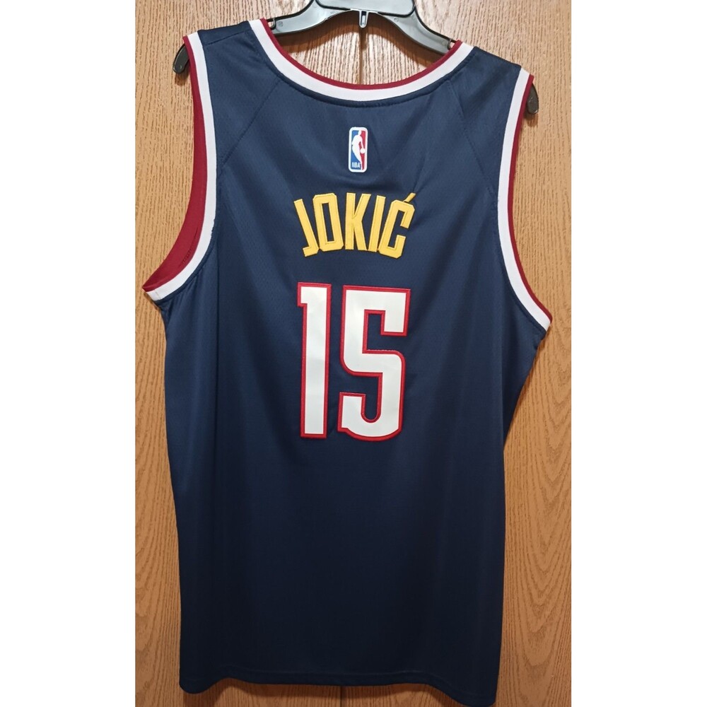 Nikola Jokic (Nike)-(Nuggets)-(Blue)-(Jersey)-(New Condition)-(Size-L)-$95.00 - Picture 7 of 9